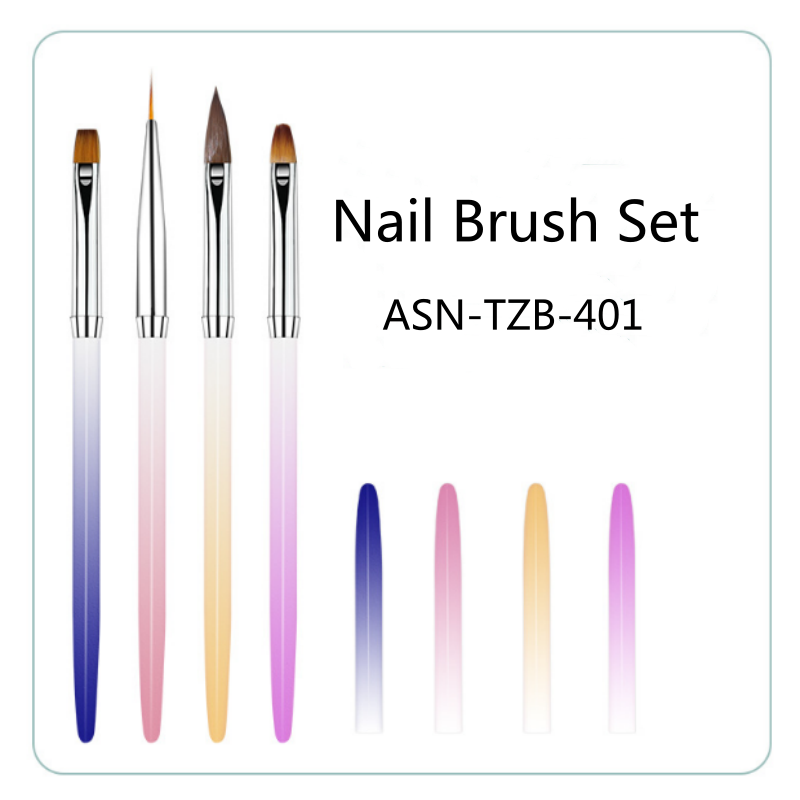 4PCS Nail Art Brush Set